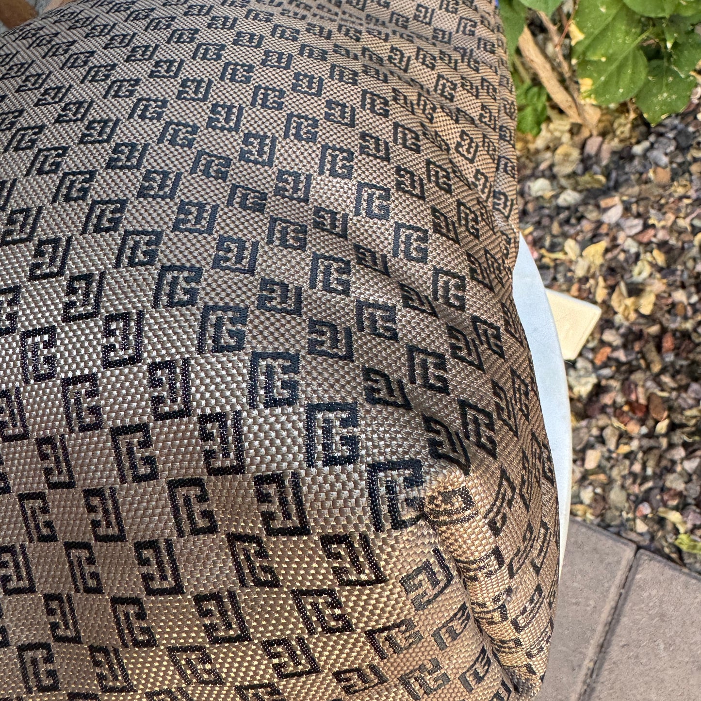 Balmain Monogram Grocery Bag Shopping Tote