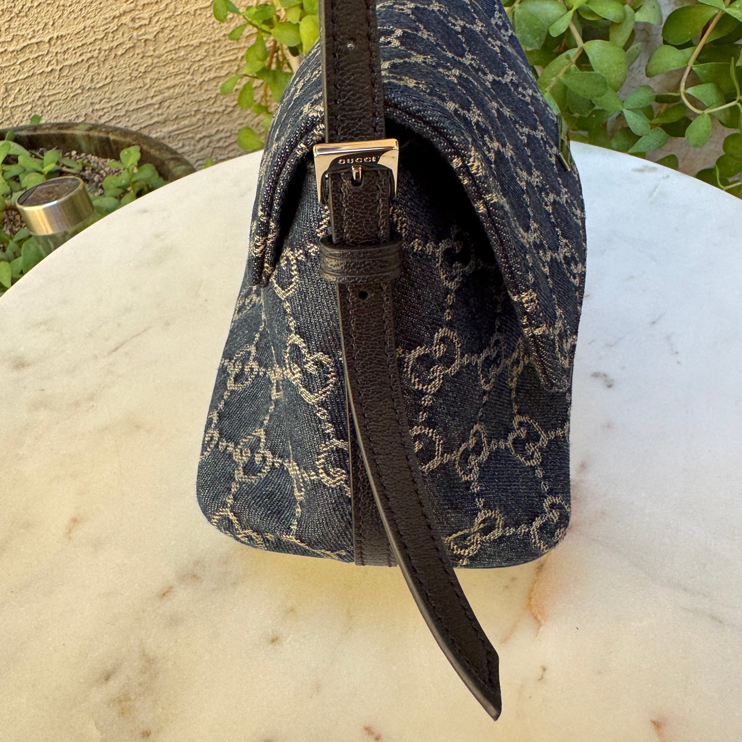 Gucci Madison Medium Denim Shoulder Bag