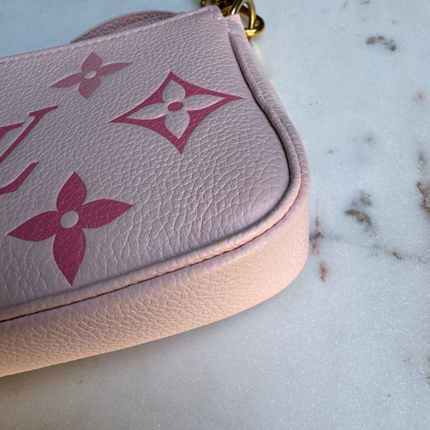 Louis Vuitton By The Pool Monogram Empreinte Giant Mini Pochette Accessoires