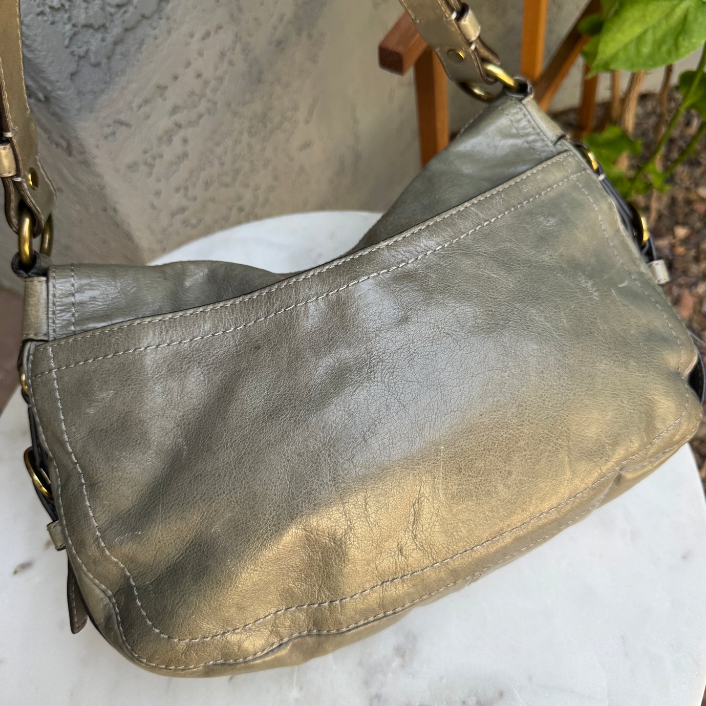 Coach Leather Legacy Garcia Hobo Shoulder Bag