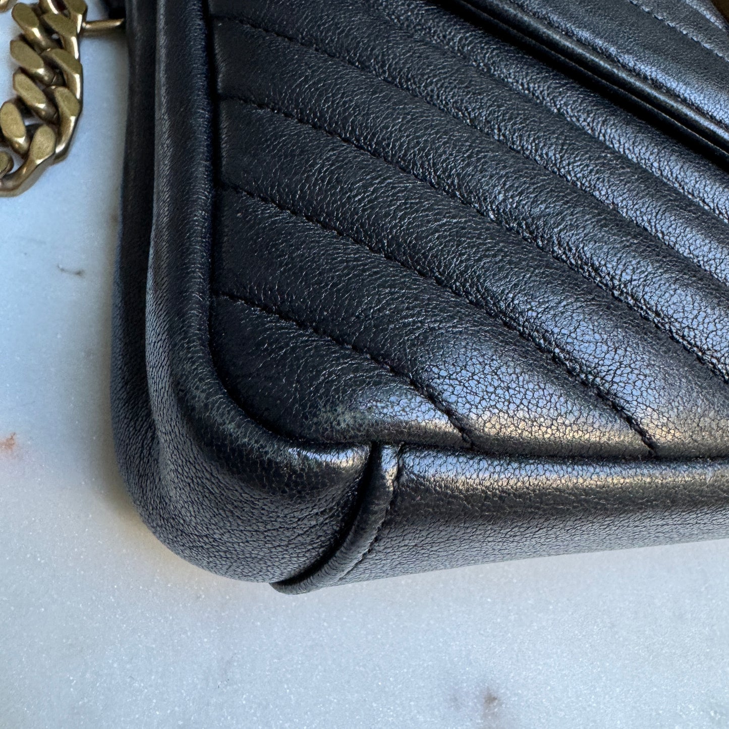 Yves Saint Laurent Matelasse Medium College Crossbody