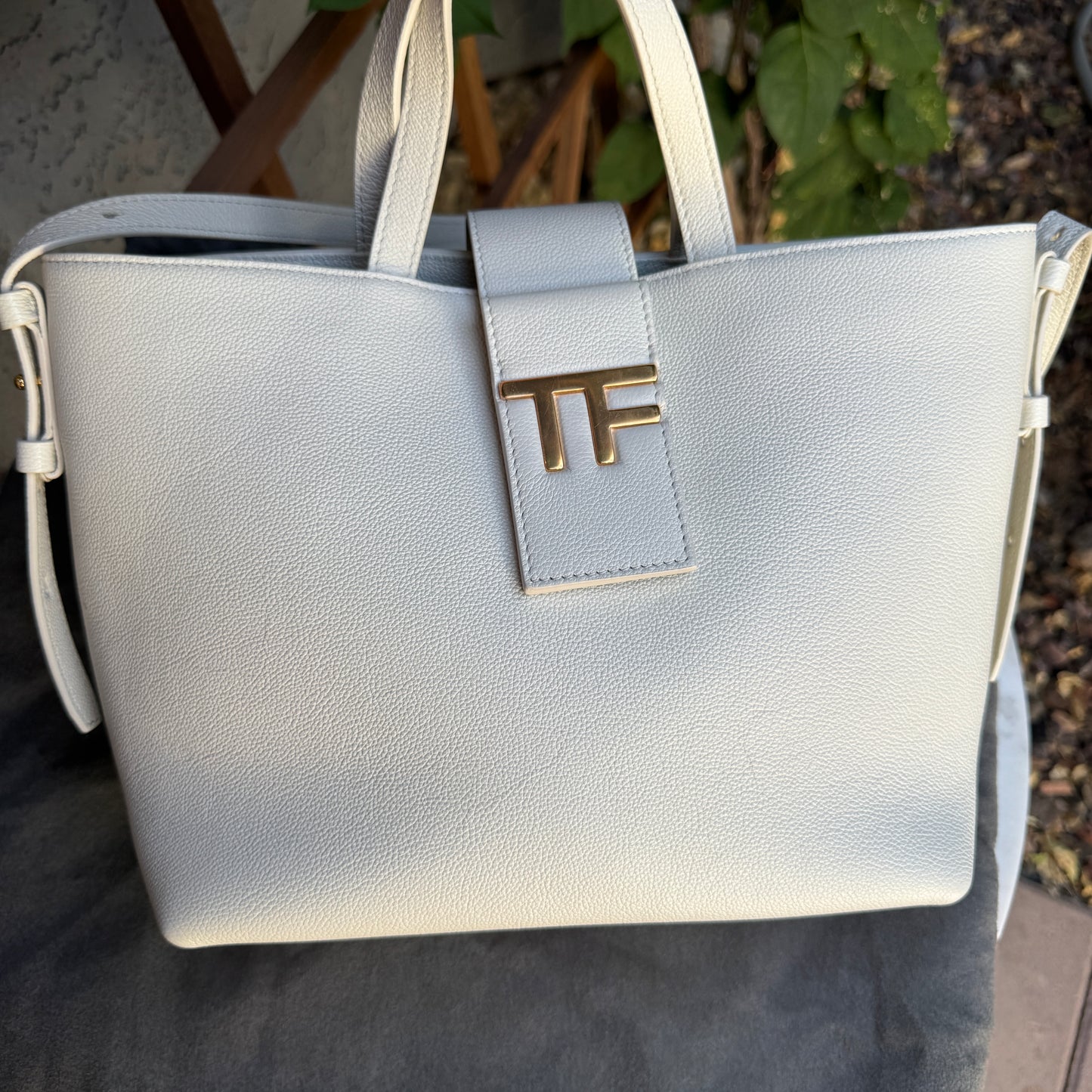 Tom Ford Grained Calfskin Mini TF East West Crossbody Tote