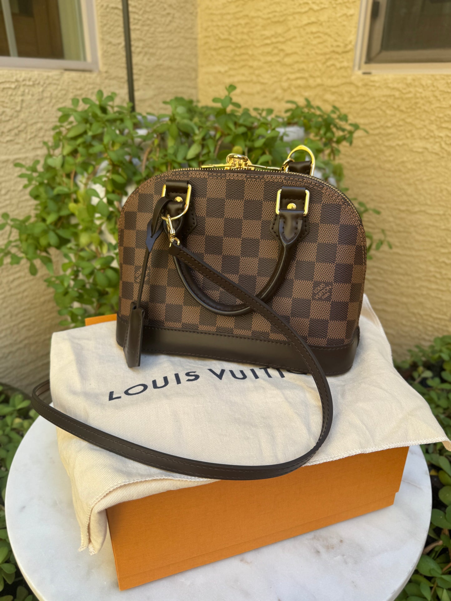 Louis Vuitton Damier Ebene Alma BB