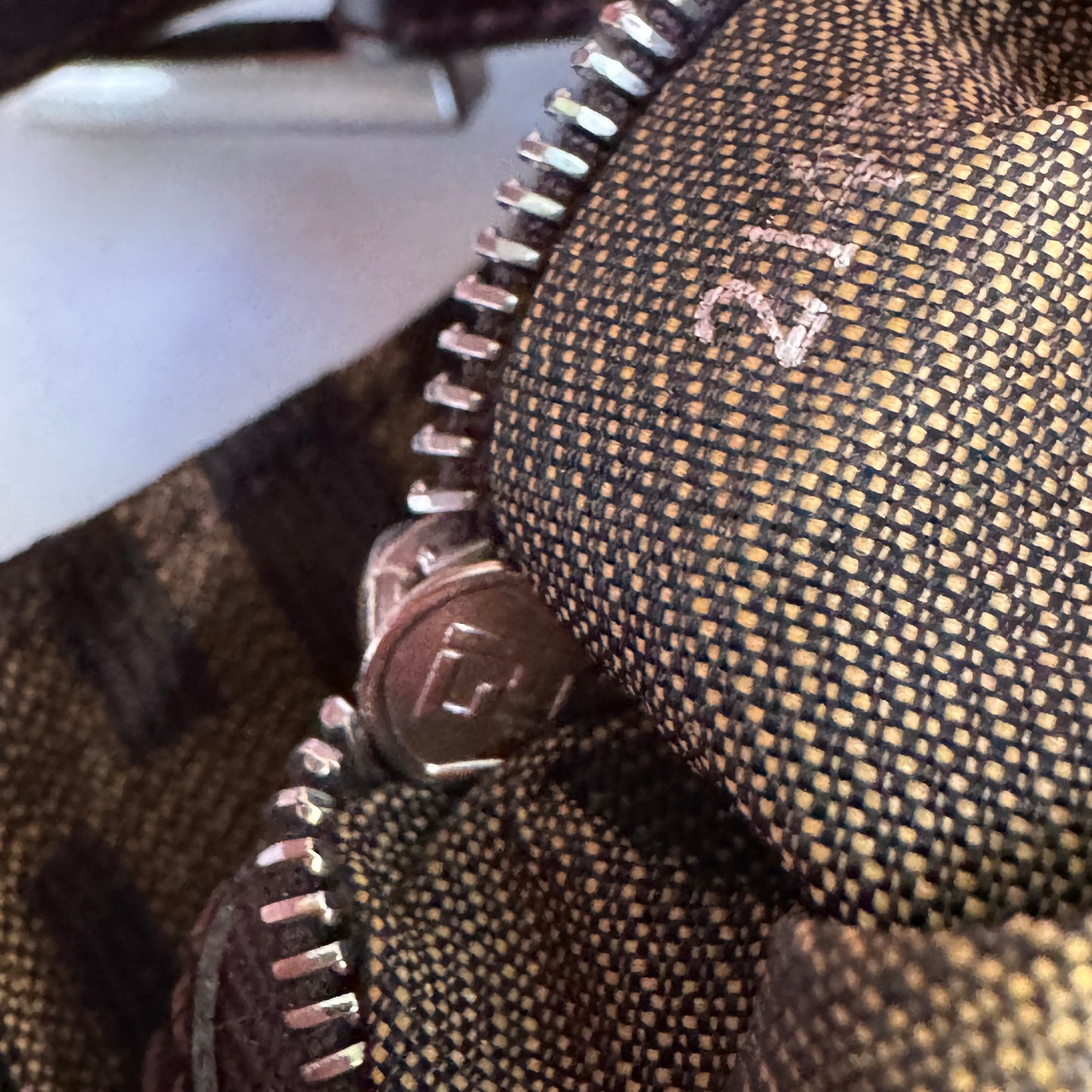 Fendi Vintage Zucca Baguette Shoulder Bag