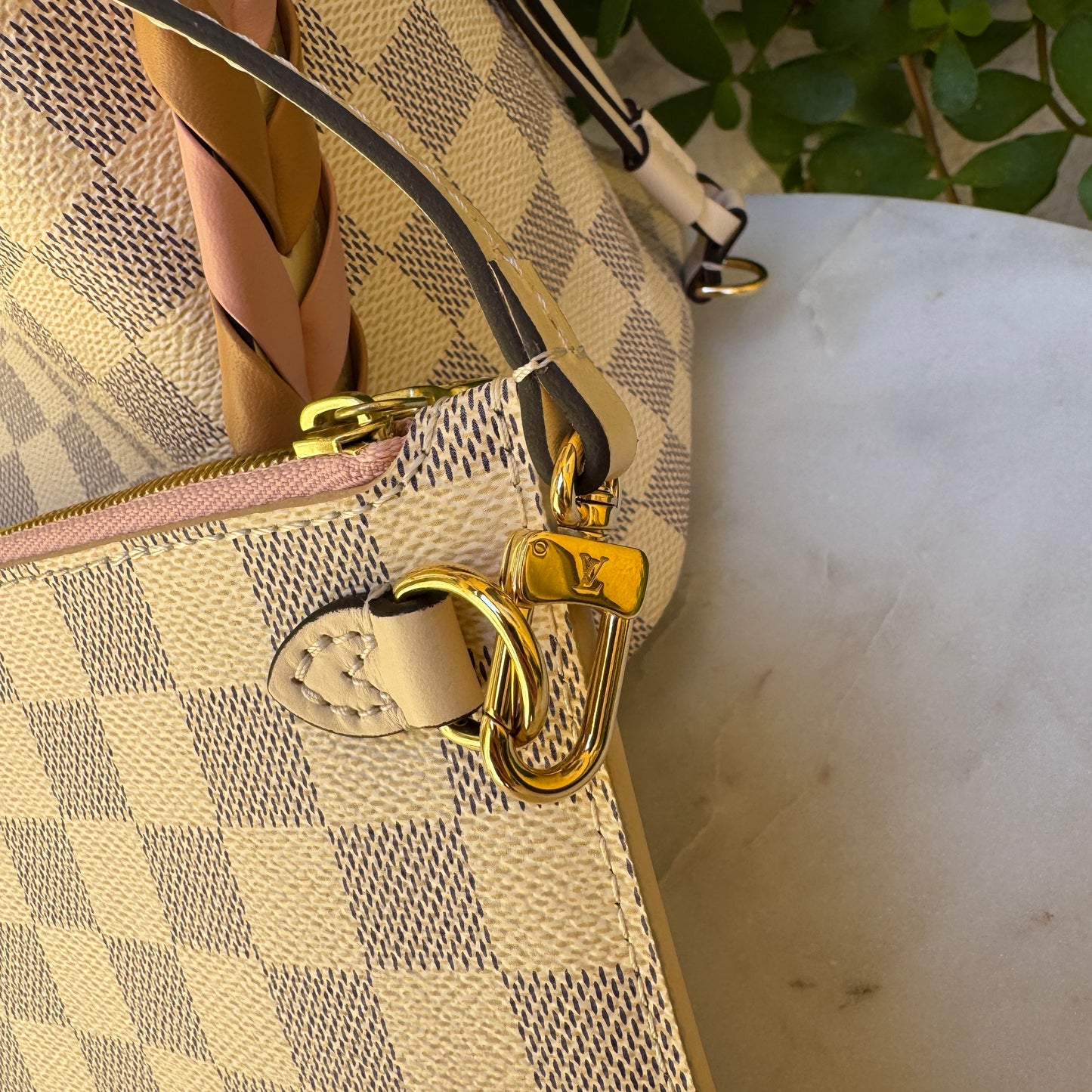 Louis Vuitton Braided Damier Azur Neverfull MM