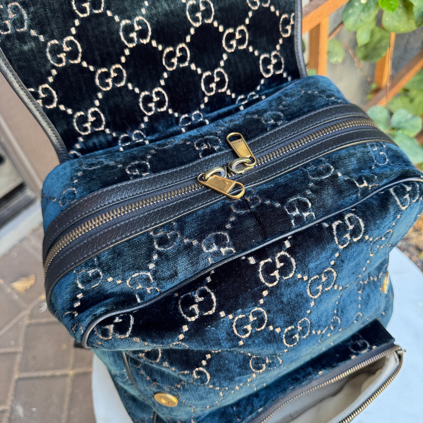 Gucci GG Marmont Velvet Backpack