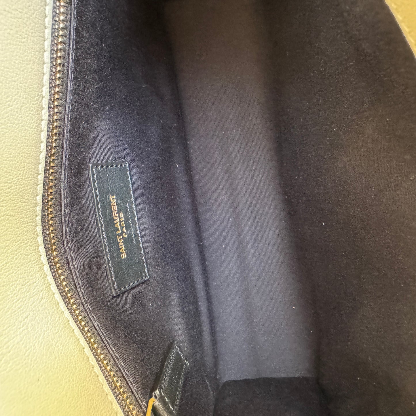 Saint Laurent Quilted Small Becky Shoulder Bag