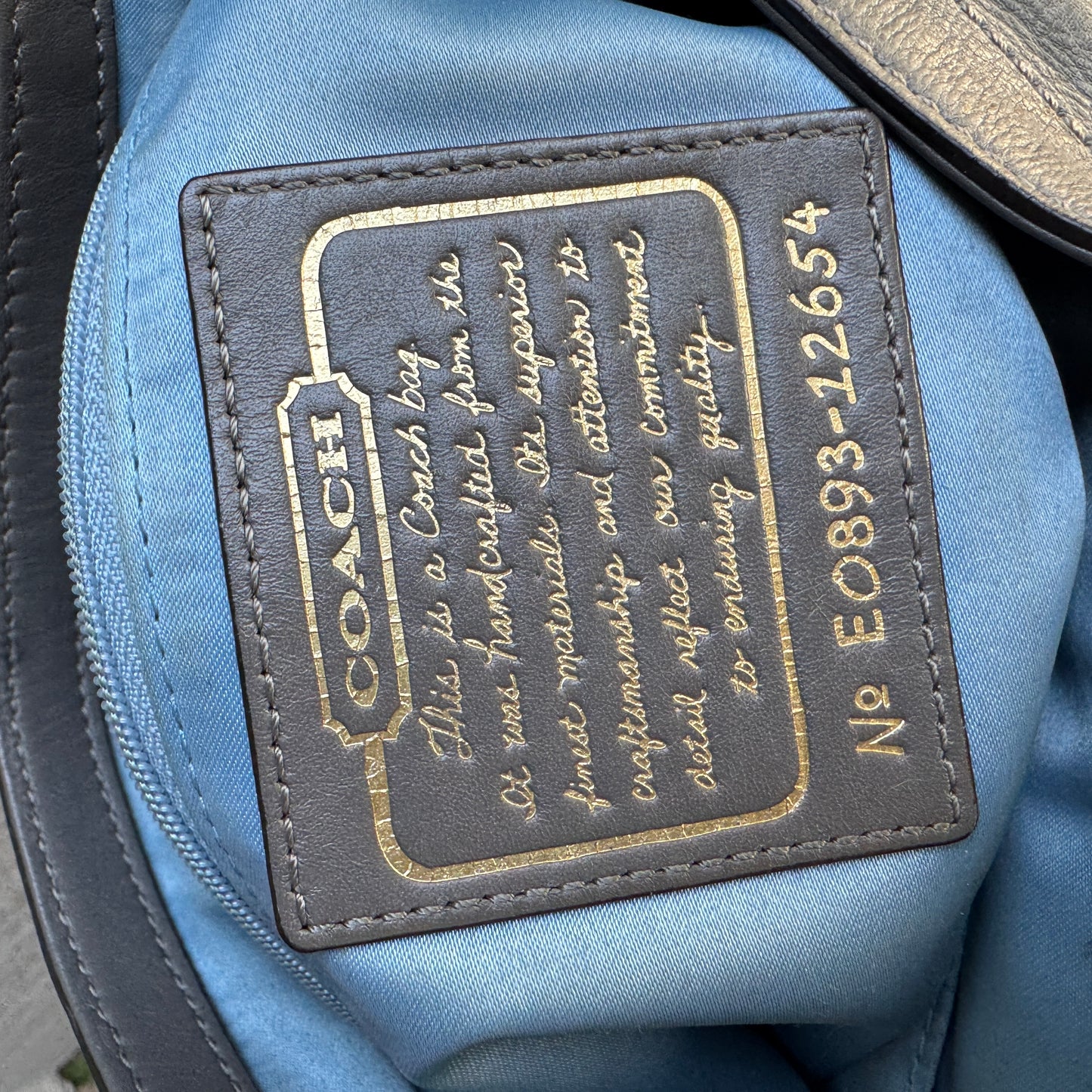 Coach Leather Legacy Garcia Hobo Shoulder Bag