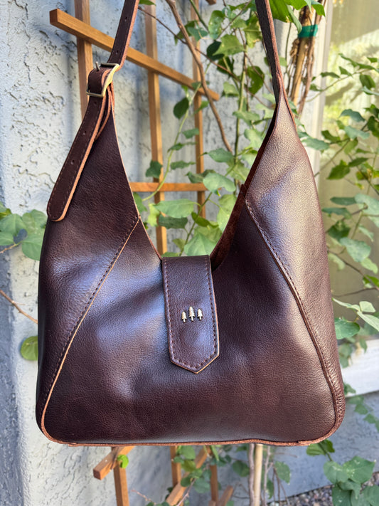 Portland Leather Flora Shoulder Bag
