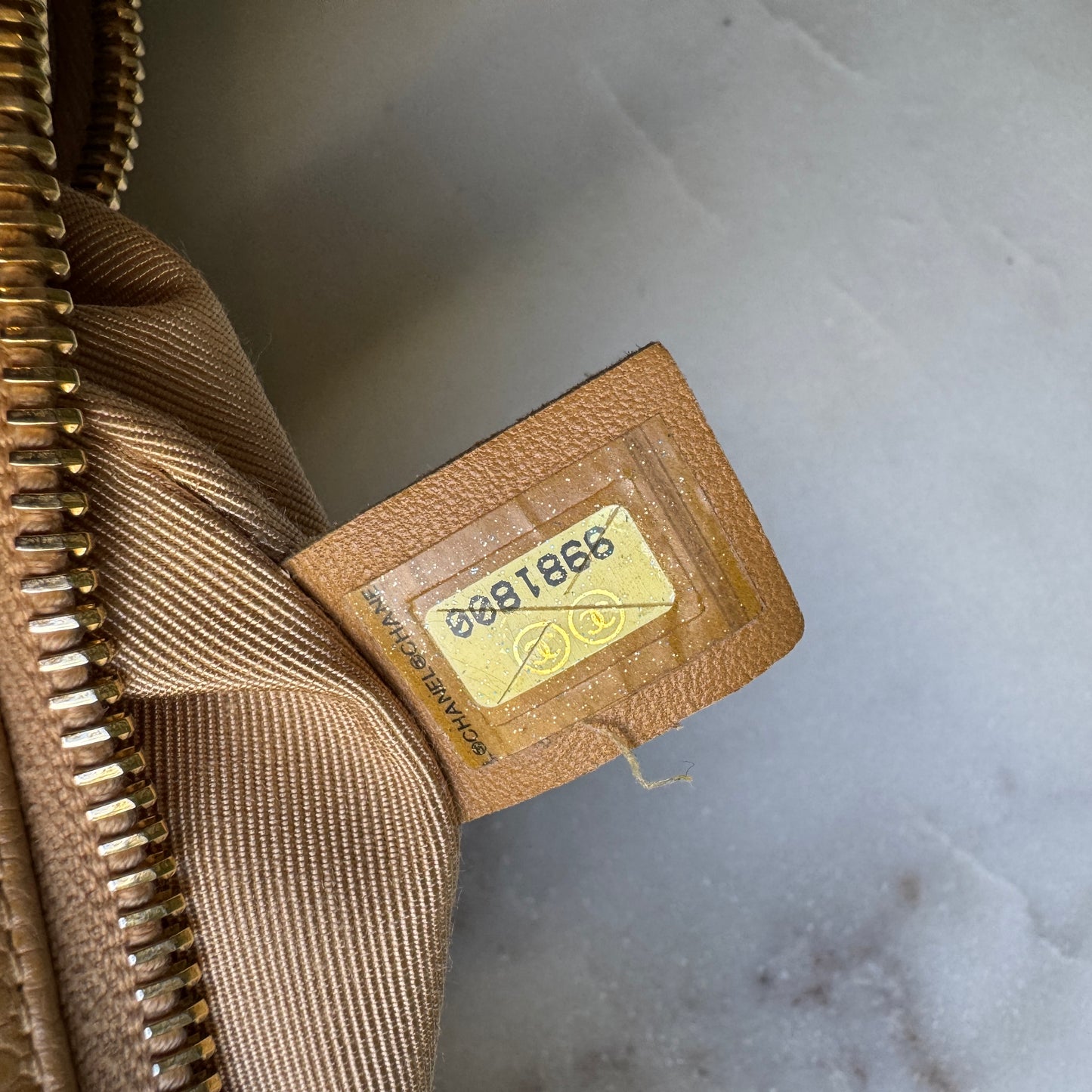 Chanel Timeless CC Quilted Caviar Leather Crescent Hobo Shoulder Bag