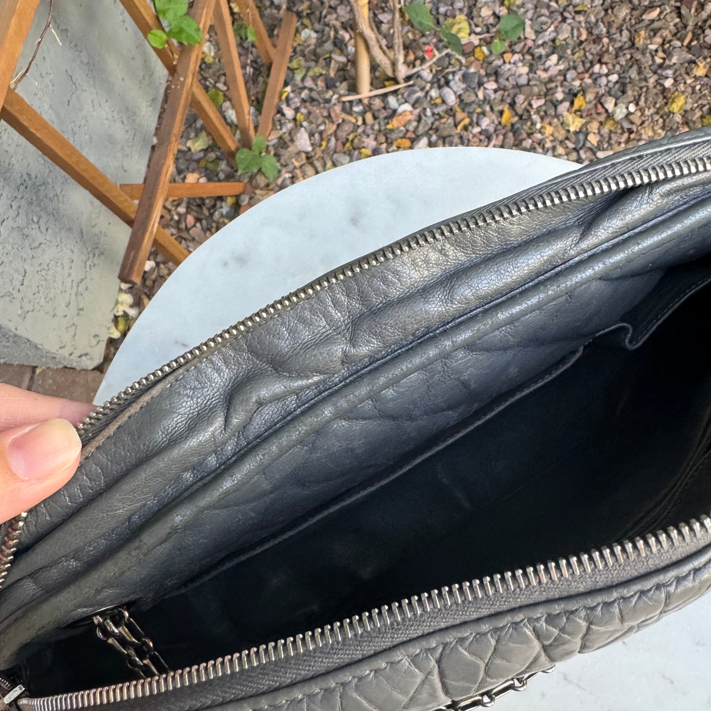 Chanel Quilted Aged Calfskin Large Reissue Camera Bag