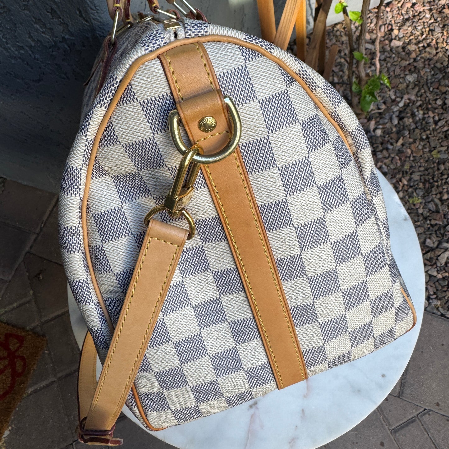 Louis Vuitton Damier Azur Speedy Bandouliere 35