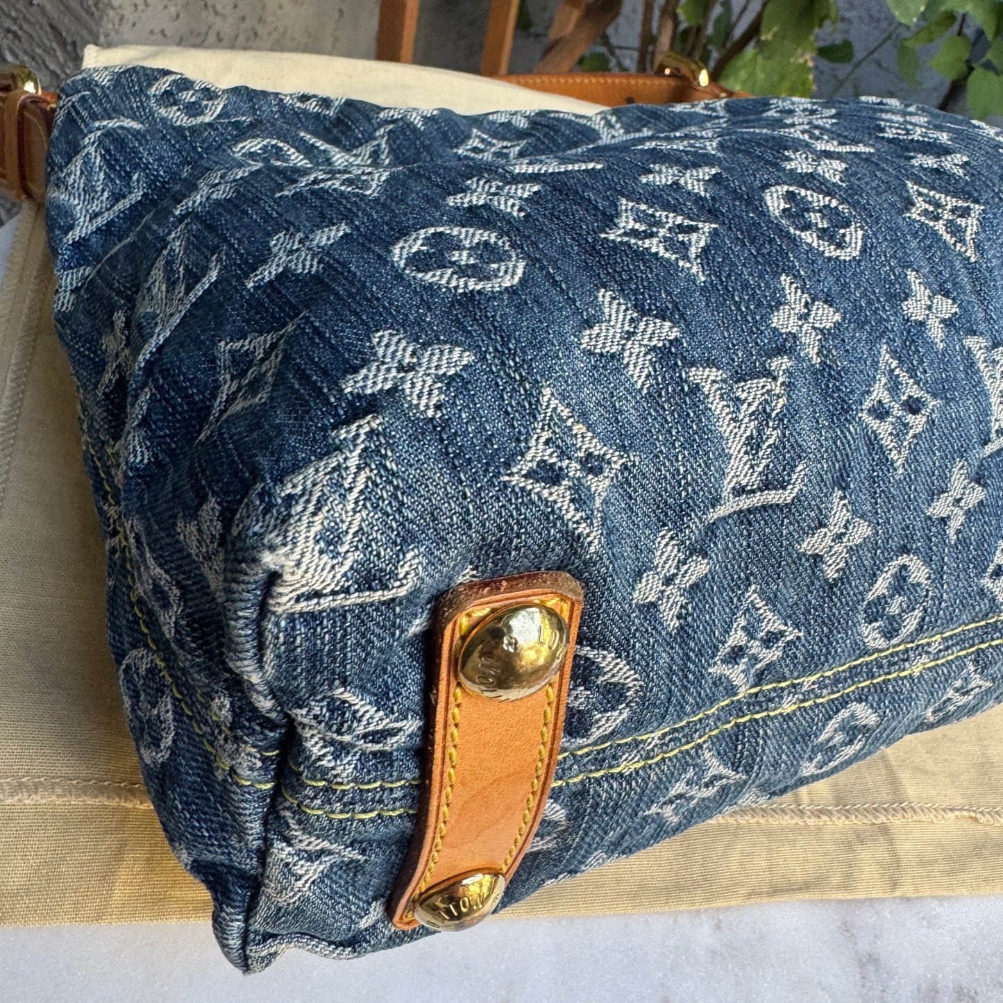 Louis Vuitton Monogram Denim Baggy PM Shoulder Bag