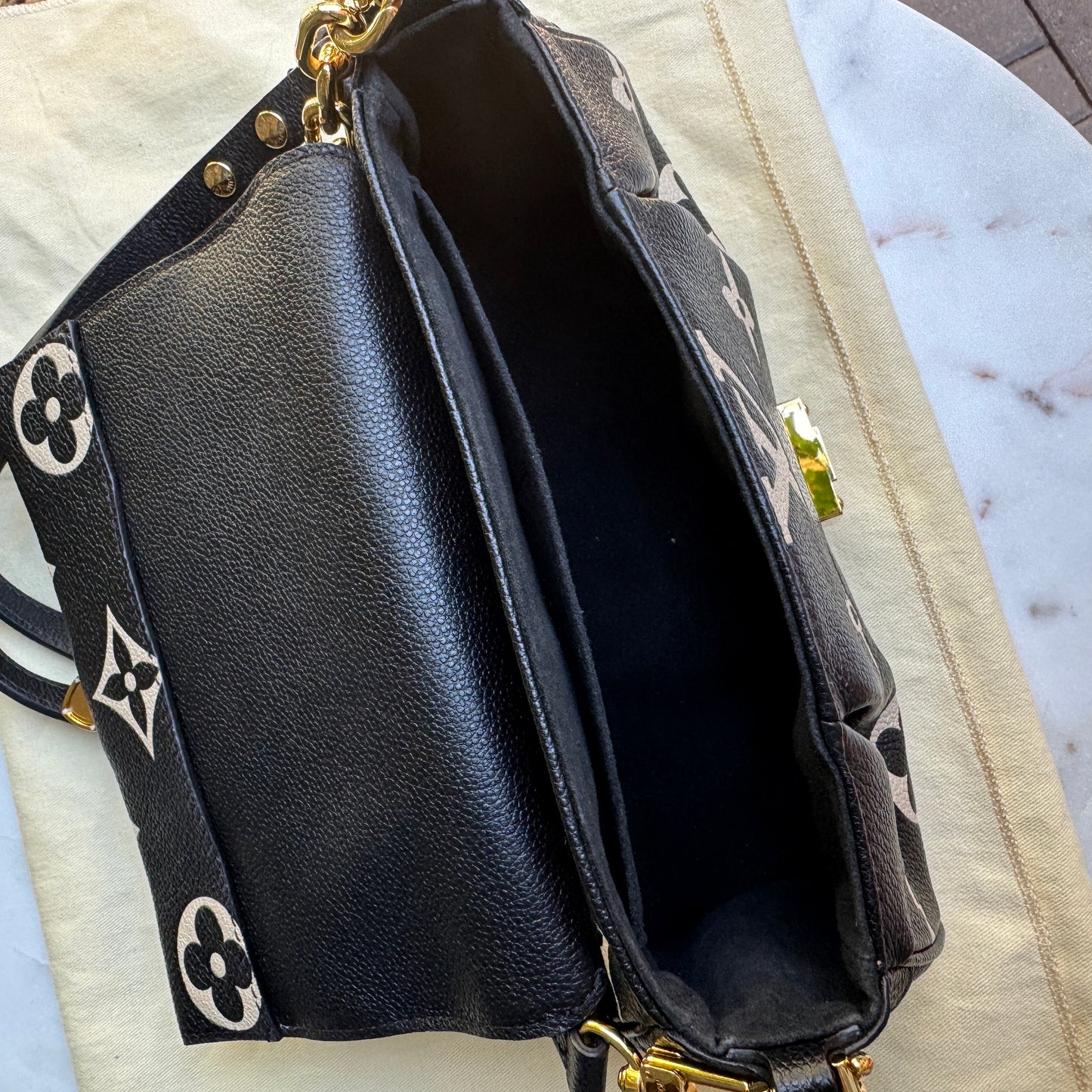 Louis Vuitton Giant Bicolor Monogram Empreinte Favorite NM Crossbody