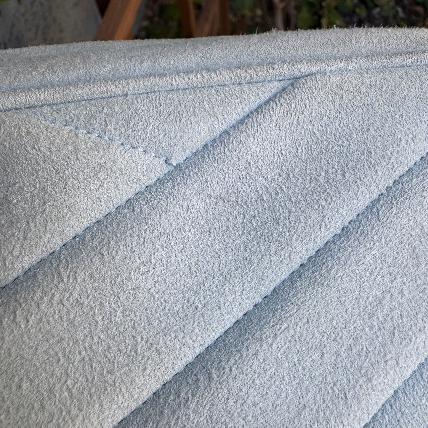 Chanel Vintage Suede Quilted Camera Shoulder Bag