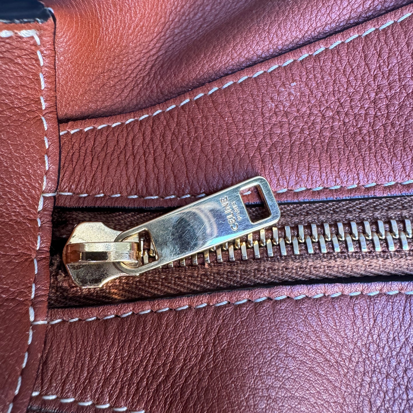 Celine Supple Calfskin Medium Romy Shoulder Bag