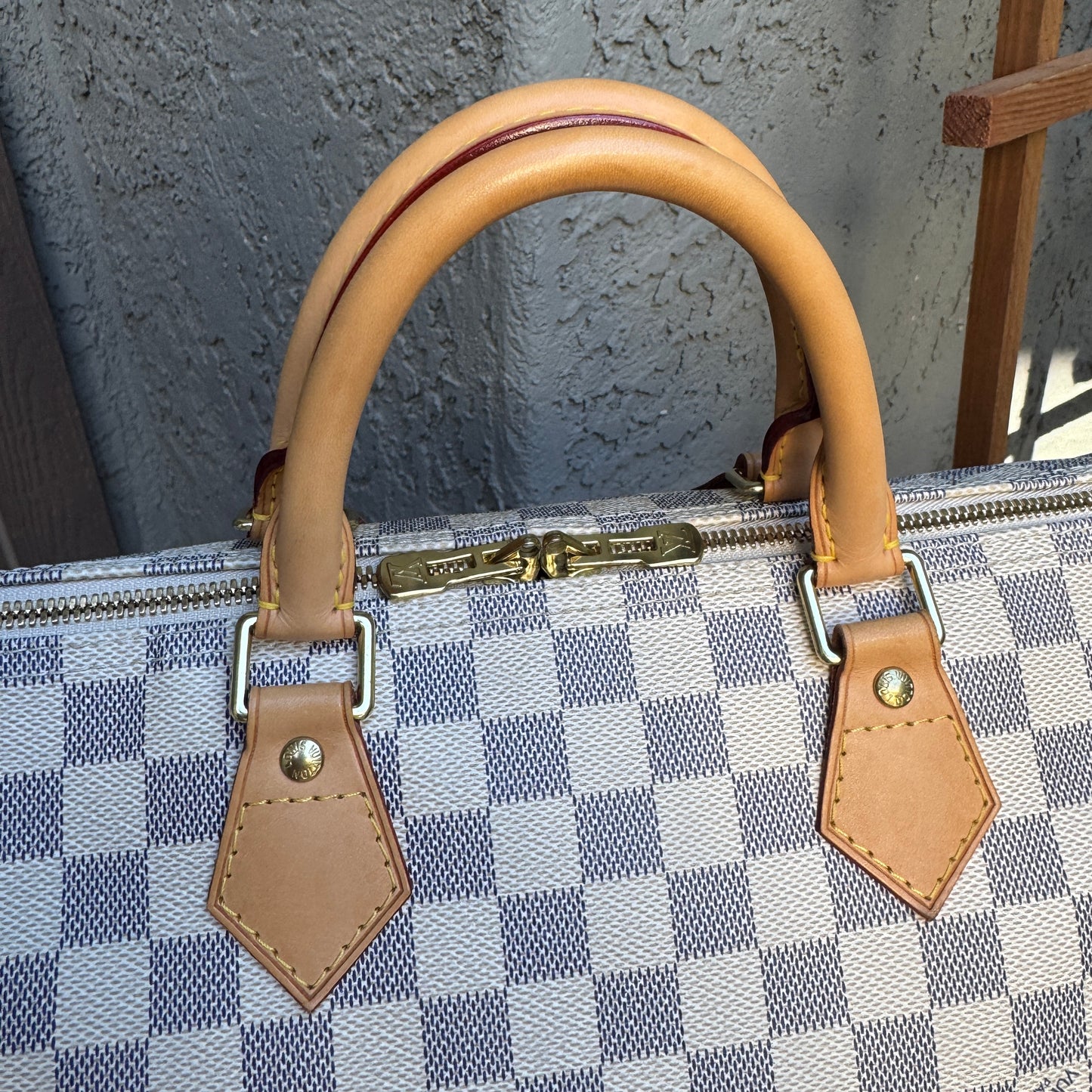 Louis Vuitton Damier Azur Speedy Bandouliere 35