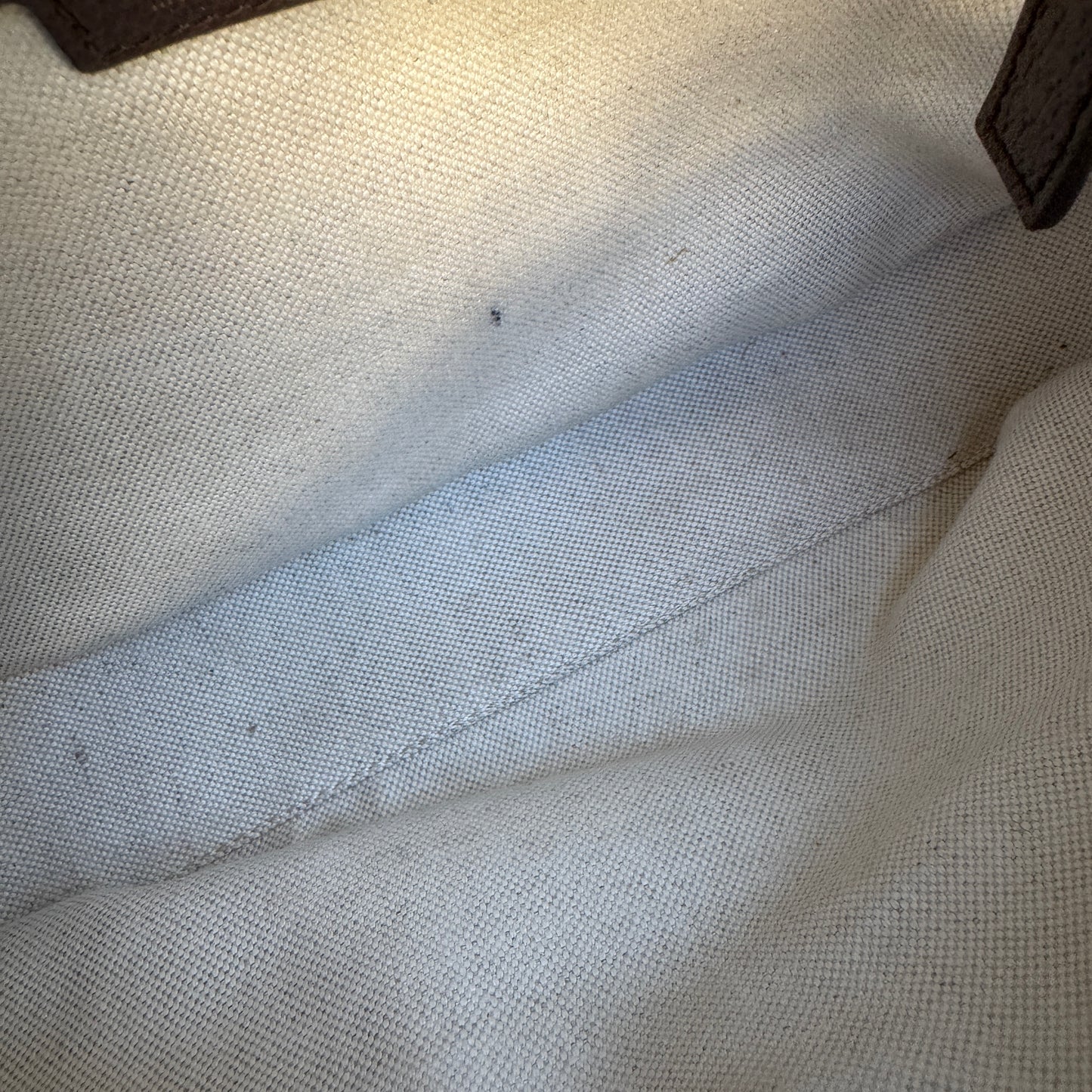 Gucci Monogram Jumbo GG Textured Dollar Calfskin Web Messenger