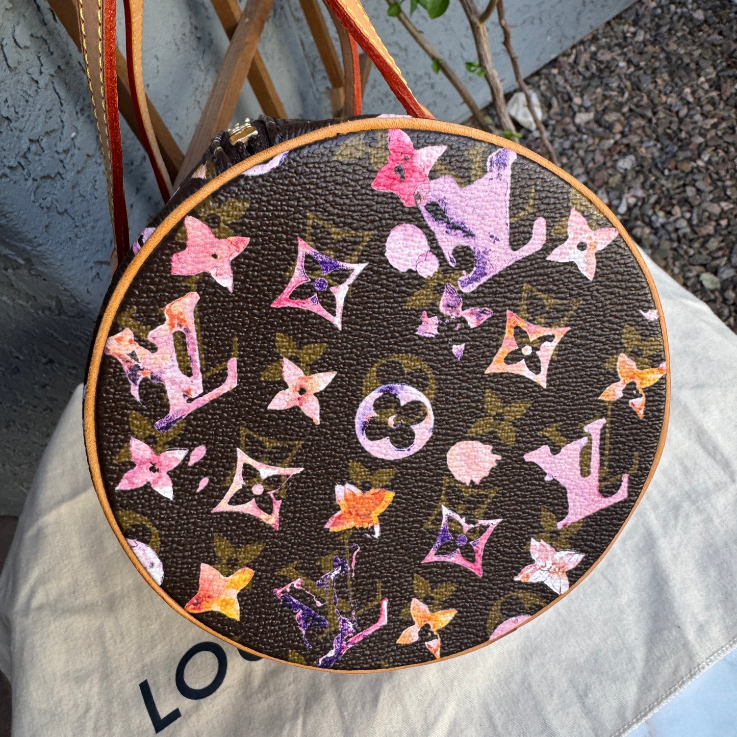 Louis Vuitton Richard Prince Monogram Watercolor Papillon 30 Shoulder Bag