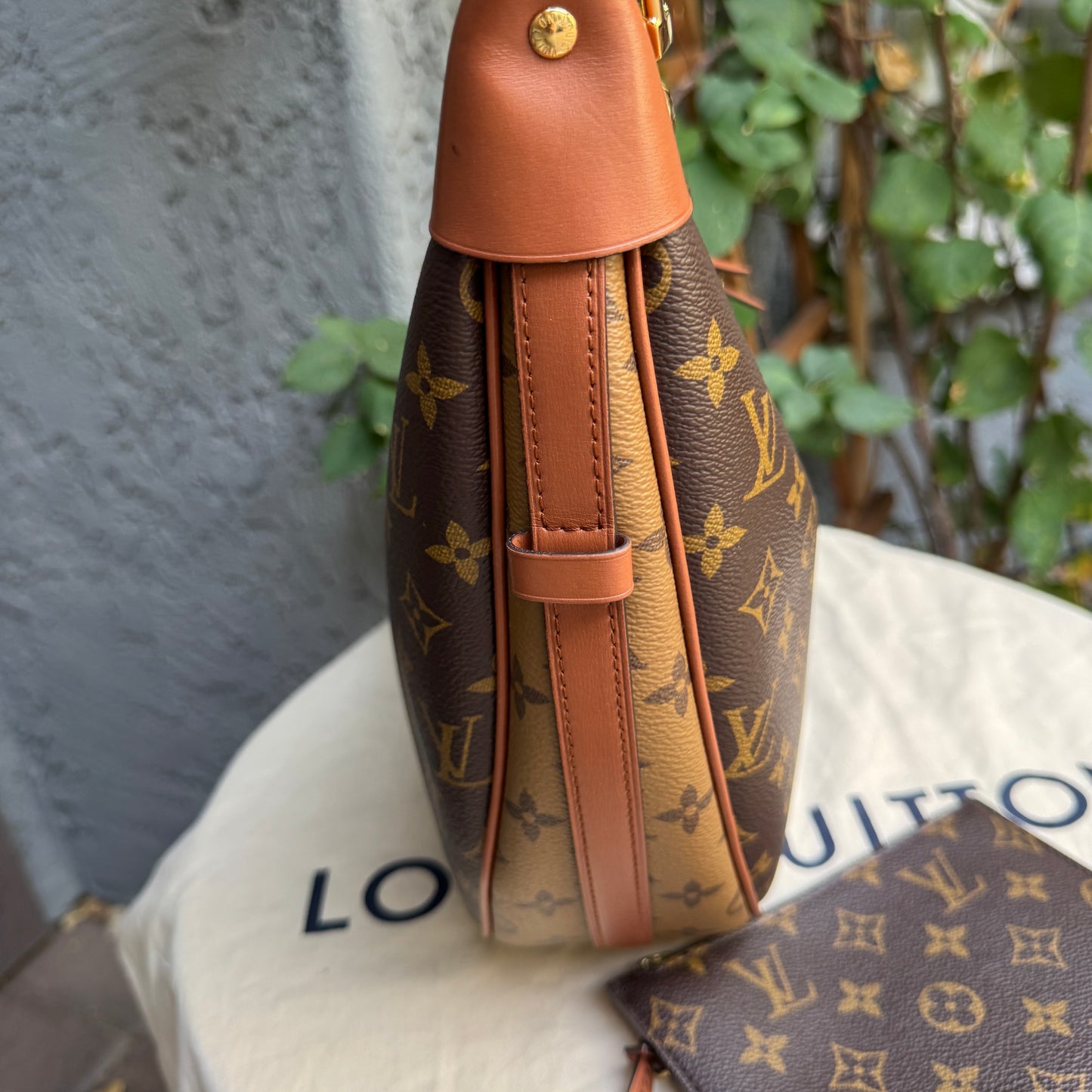 Louis Vuitton Reverse Monogram Loop Hobo Shoulder Bag