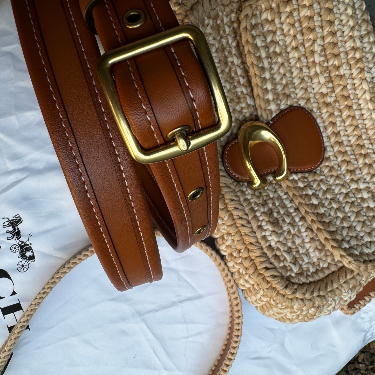 Coach Crochet Soft Tabby Shoulder Bag