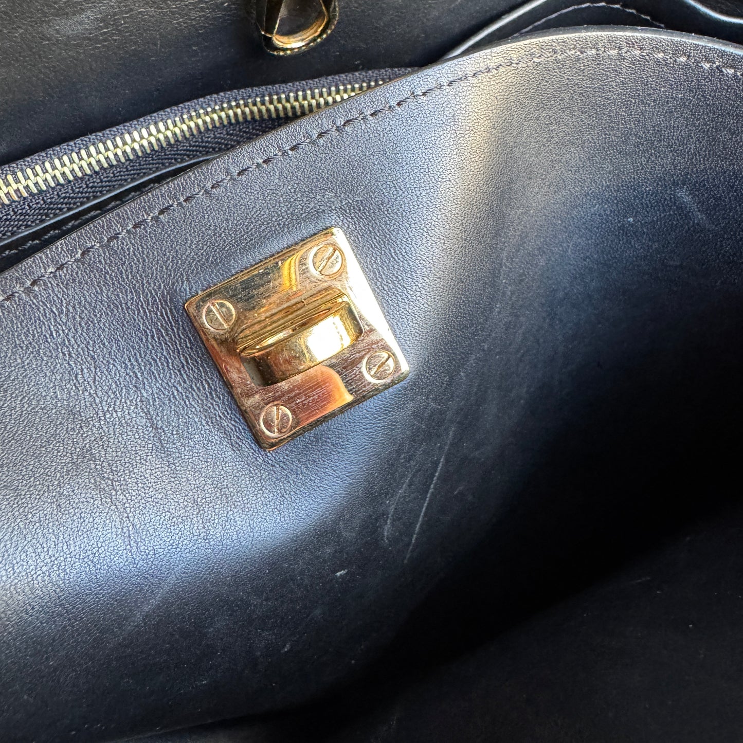 Louis Vuitton Milla MM Leather Tote