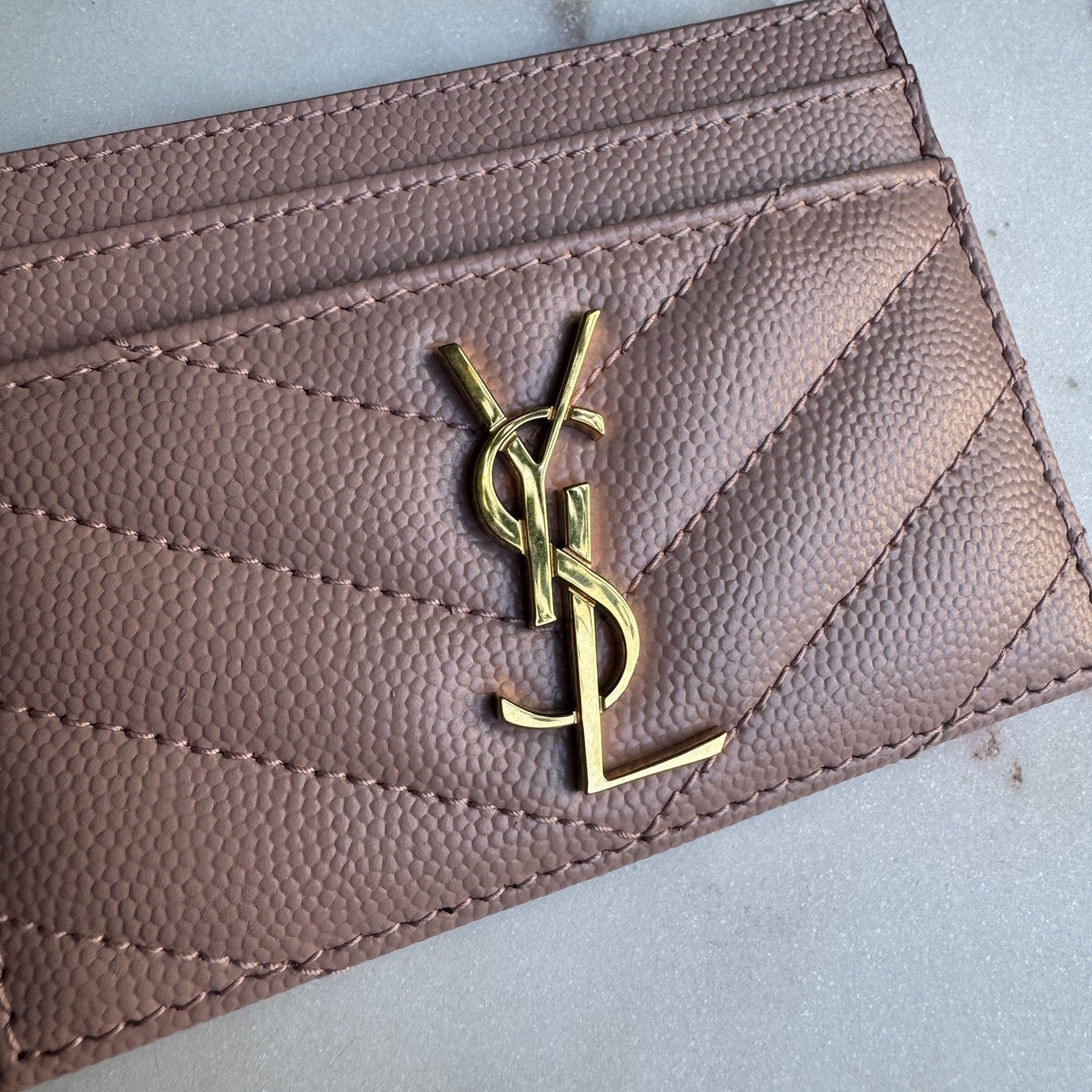 Saint Laurent Leather Cardholder Wallet