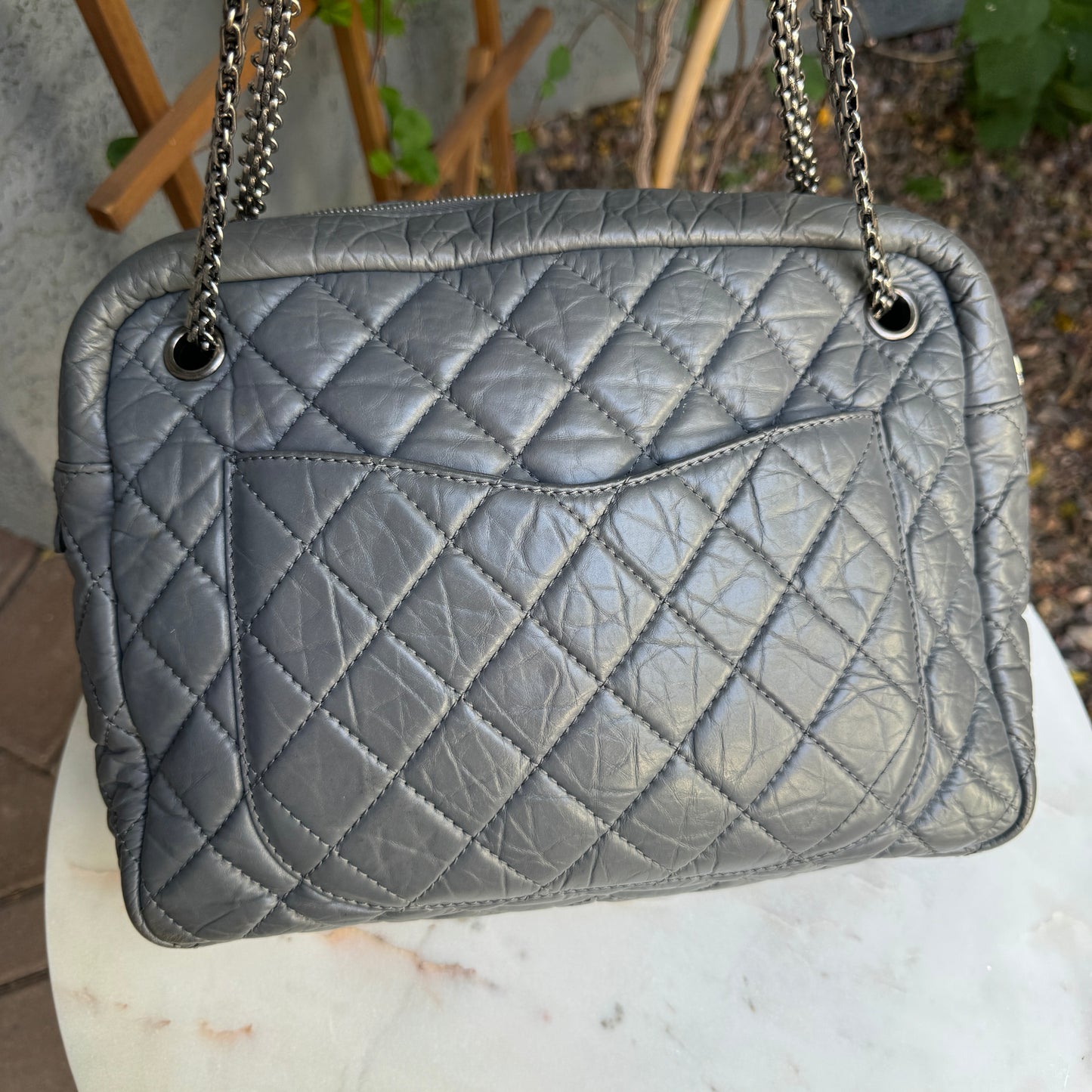 Chanel Quilted Aged Calfskin Large Reissue Camera Bag