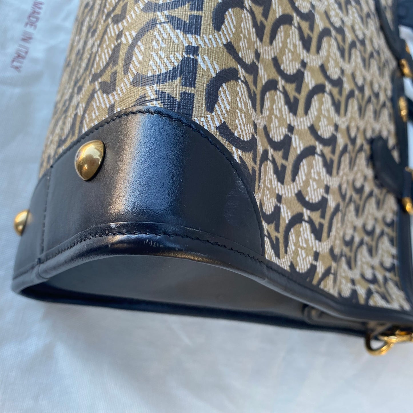 Salvatore Ferragamo Interlocking Gancini Satchel