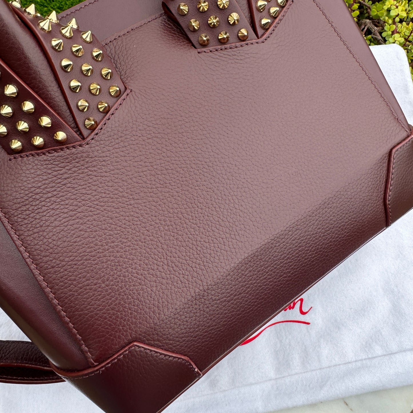 Christian Louboutin Spiked Leather Eloise Tote