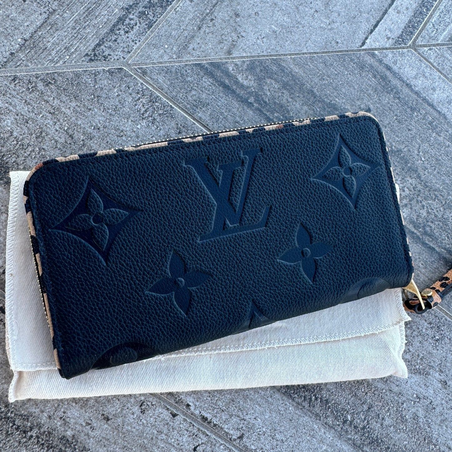 Louis Vuitton Wild at Heart Monogram Empreinte Giant Zippy Wallet