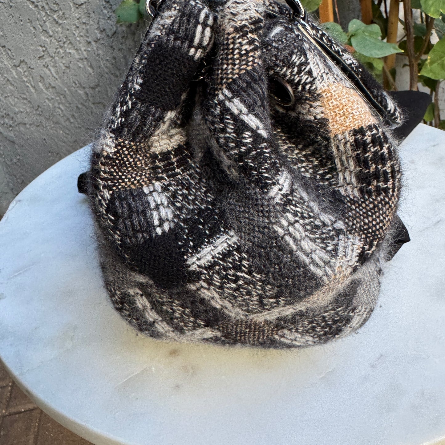 Chanel Tweed CC East West Shoulder Bag