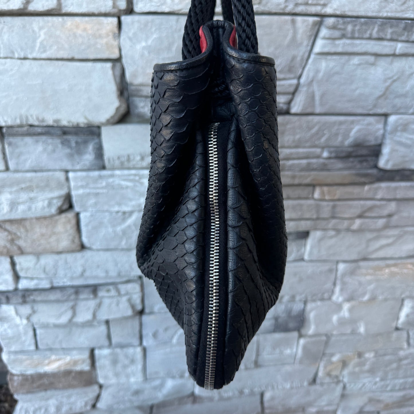 Chanel Python Yacht Expandable Hobo