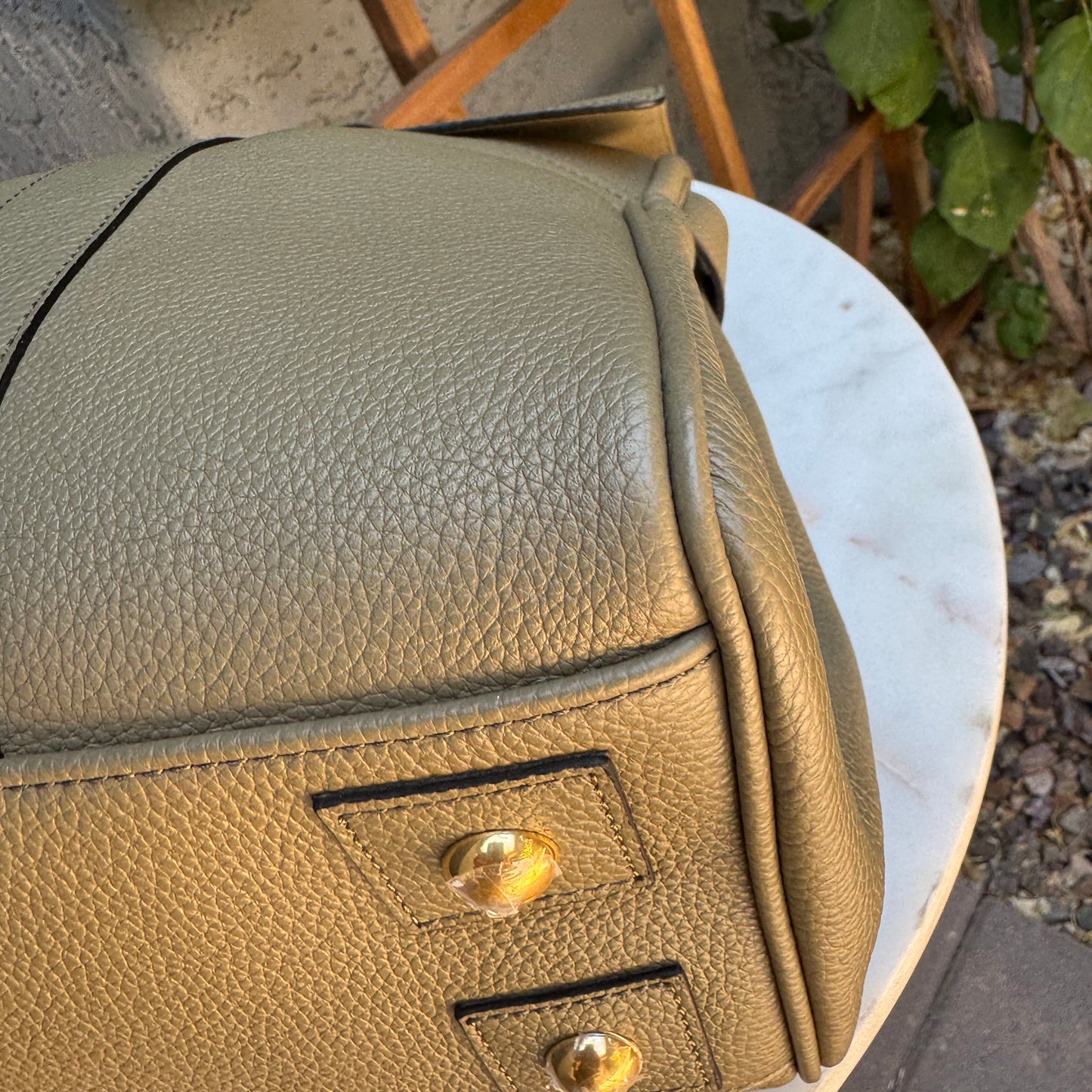 Mulberry Bayswater Grained Leather Satchel