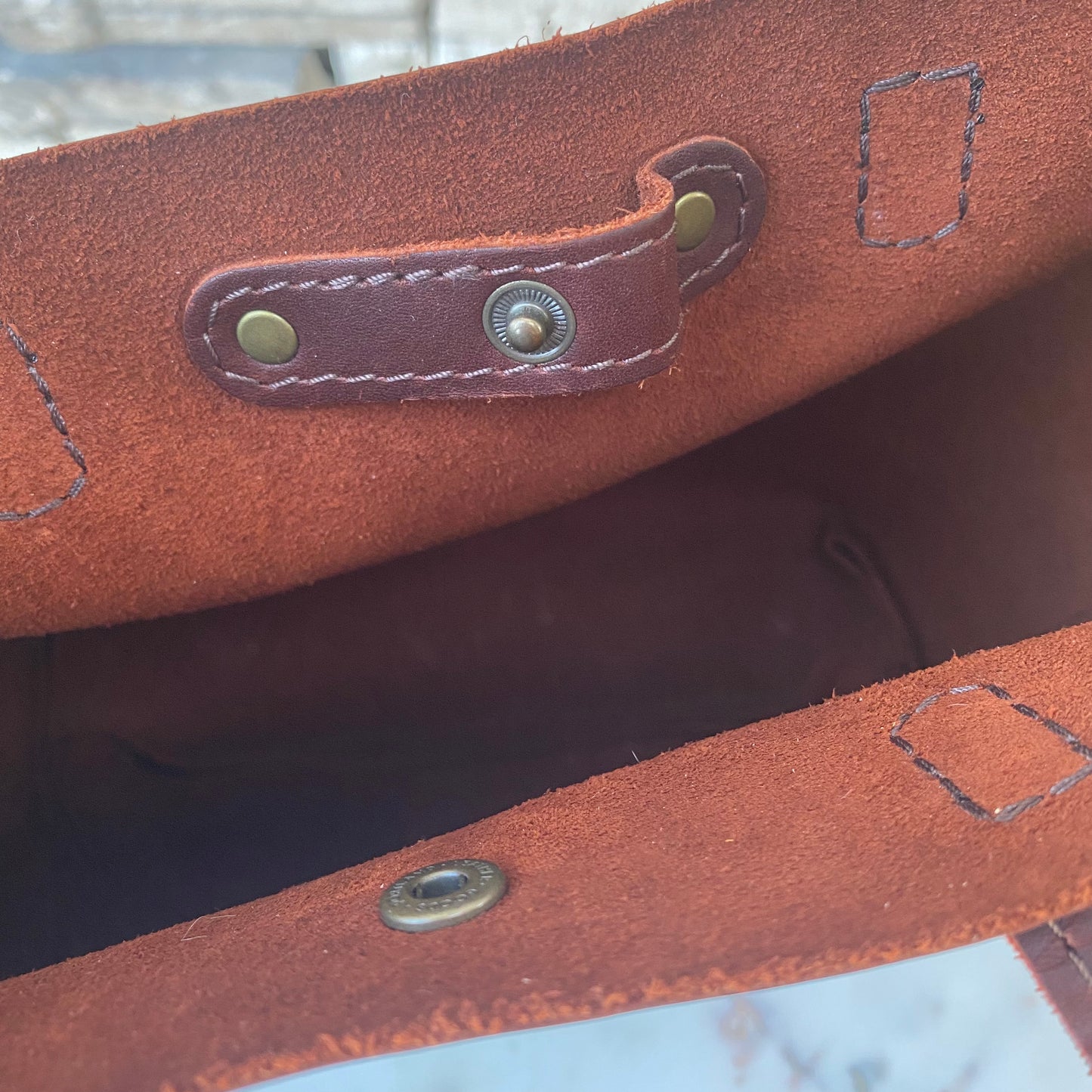 Portland Leather Goods Leather Mini Crossbody Tote