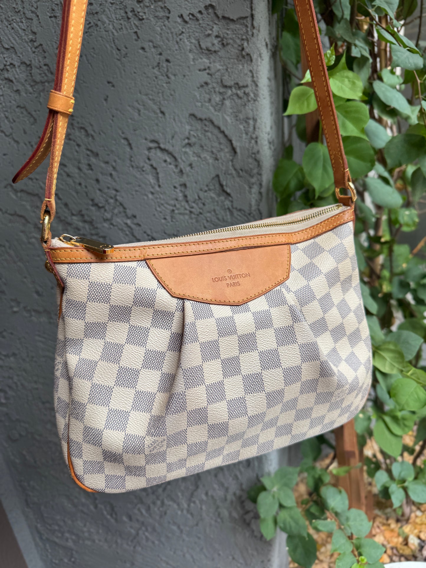 Louis Vuitton Damier Azur Siracusa PM Crossbody