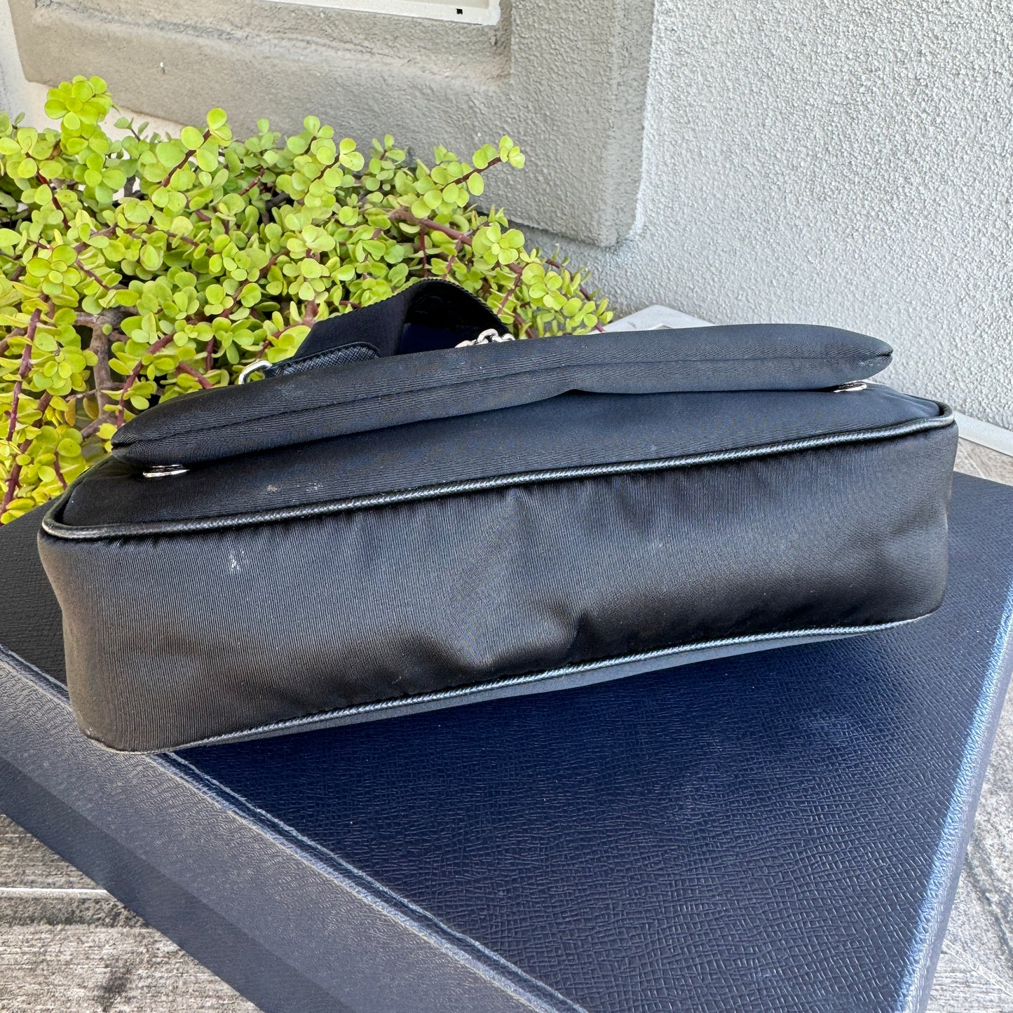 Prada Tessuto Re-Edition 2000 Nylon Double Zip Crossbody