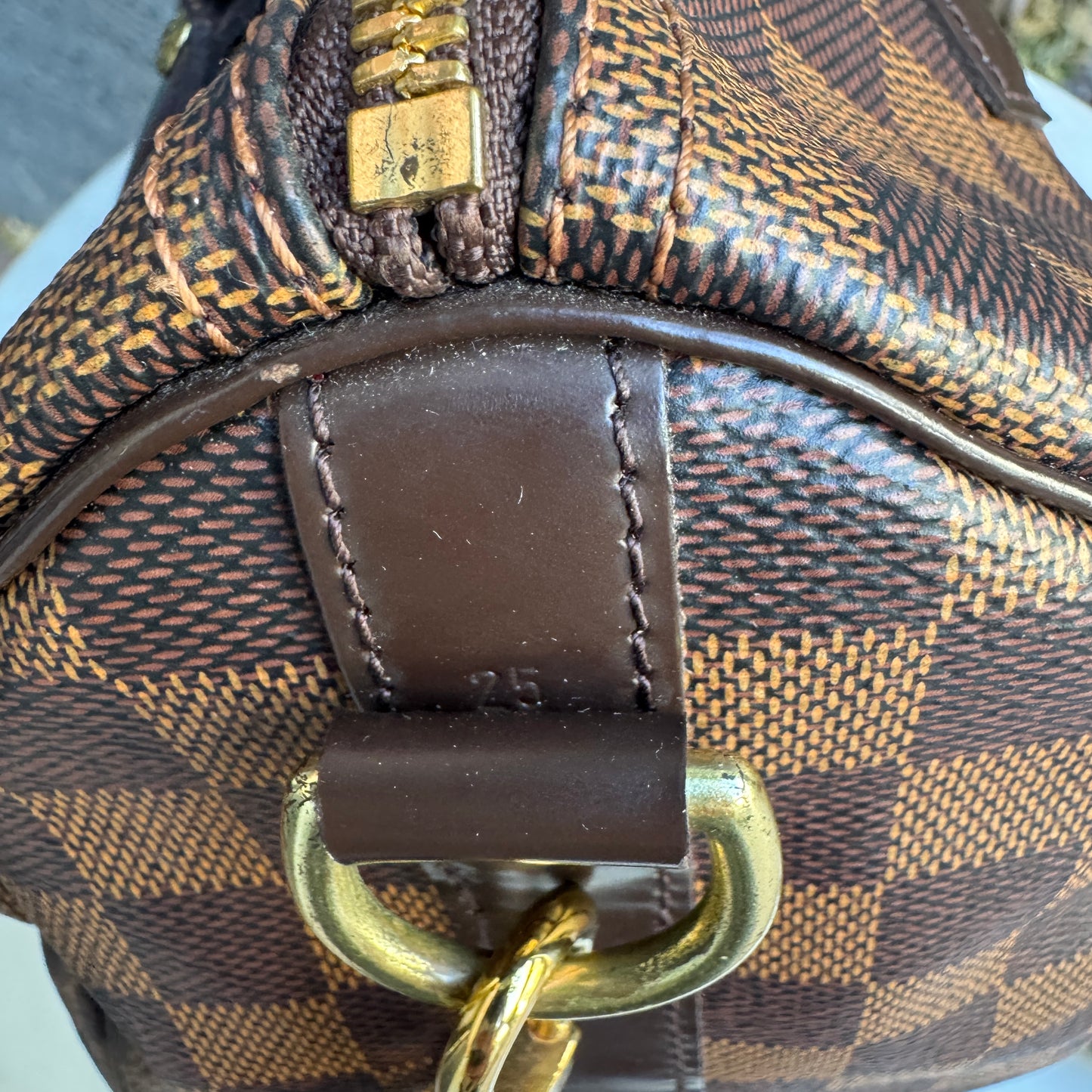 Louis Vuitton Damier Ebene Speedy Bandoulière 25