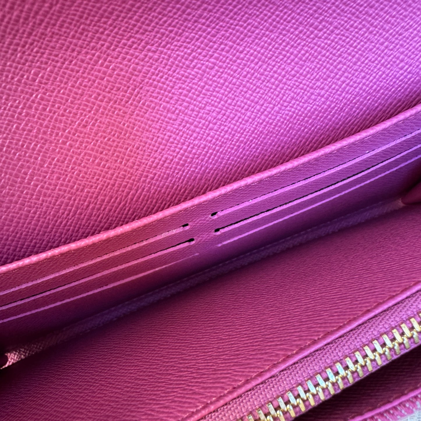 Louis Vuitton Denim Monogram Sarah Wallet