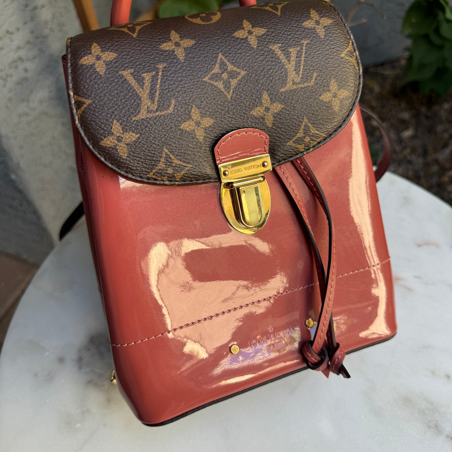 Louis Vuitton Vernis Hot Springs Backpack