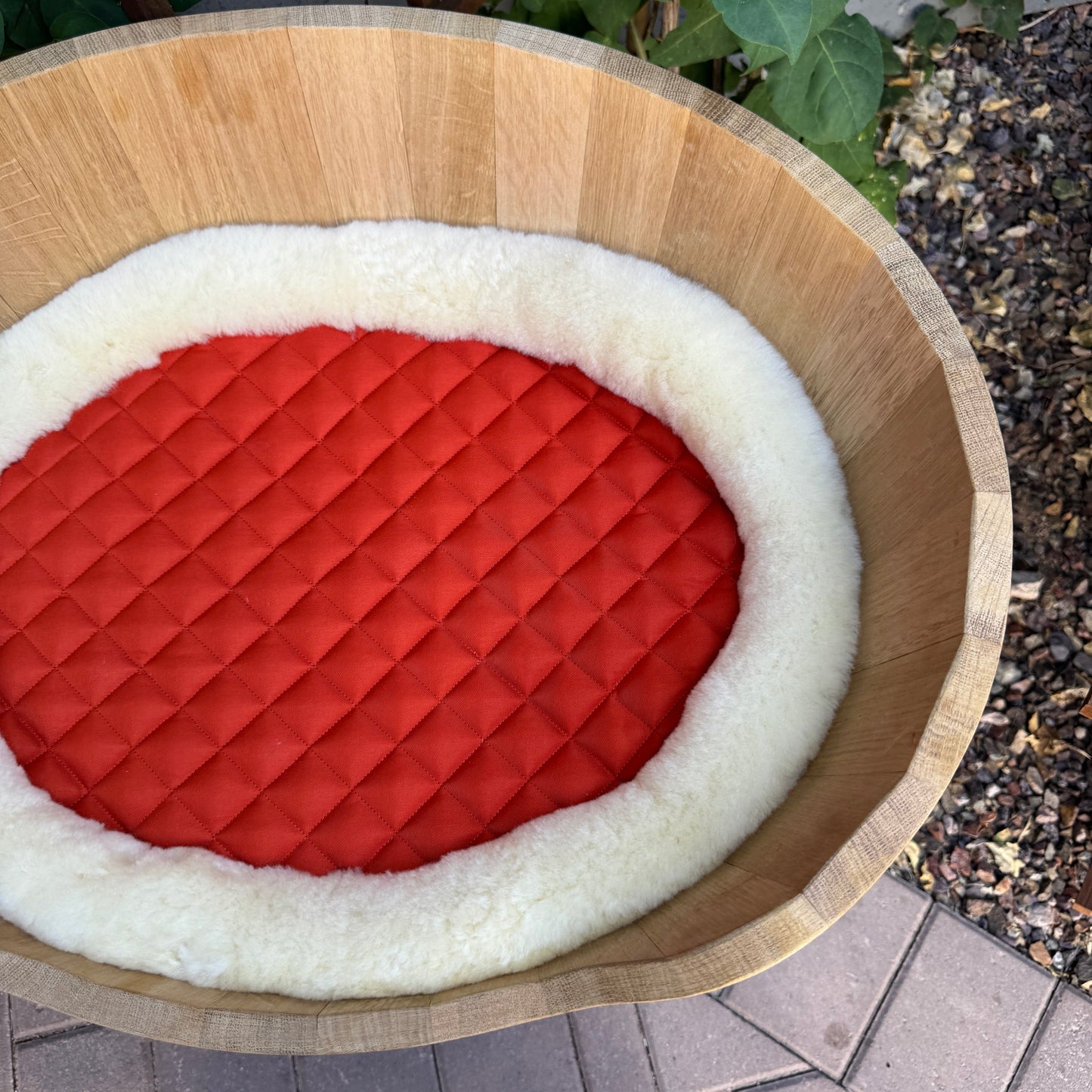 Hermès Medium Oak Bucket Basket Dog Bed