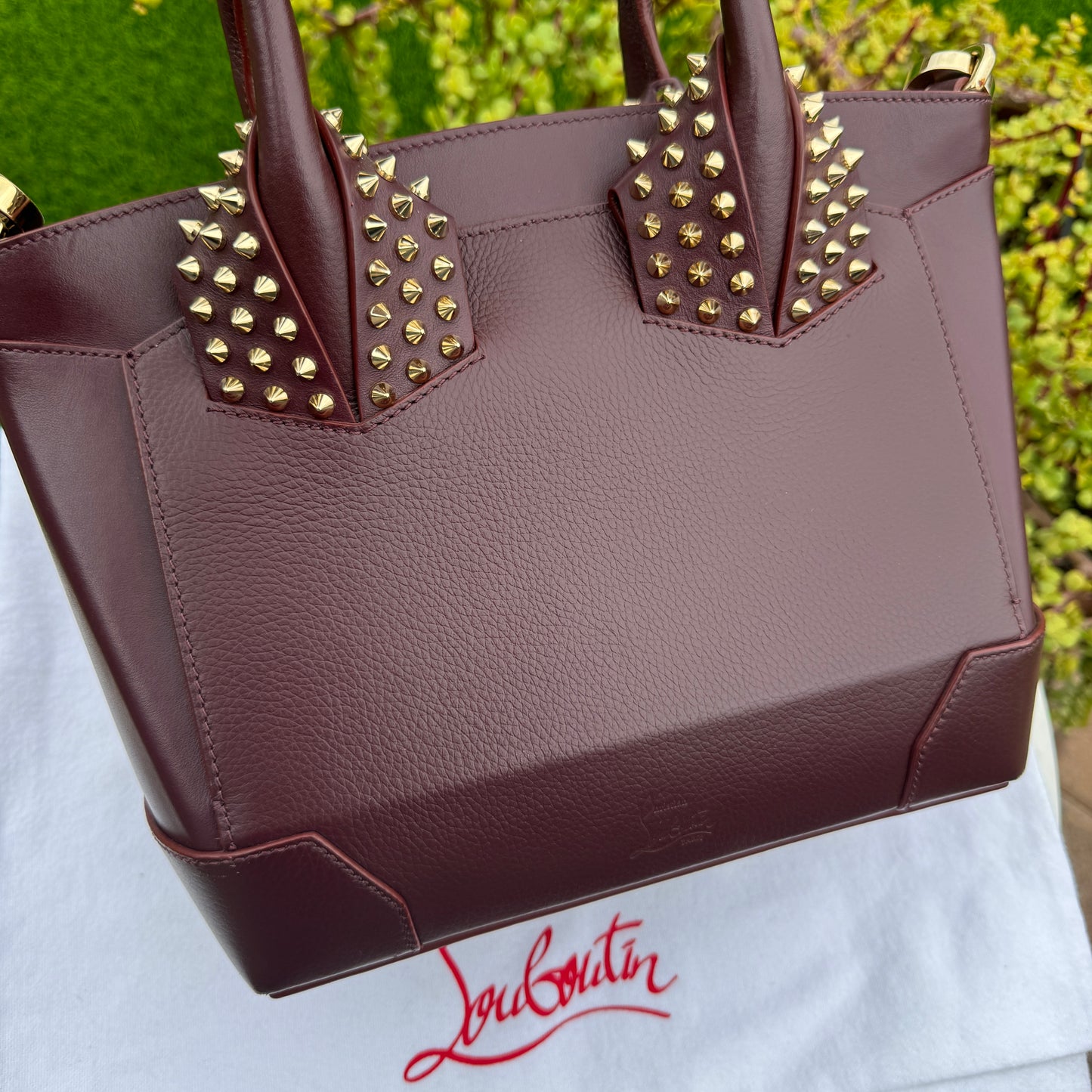 Christian Louboutin Spiked Leather Eloise Tote