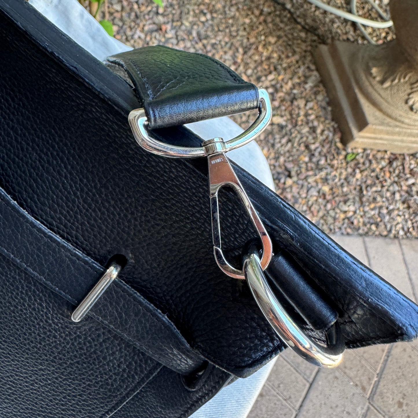 Hermès Togo Leather Jypsiere 34