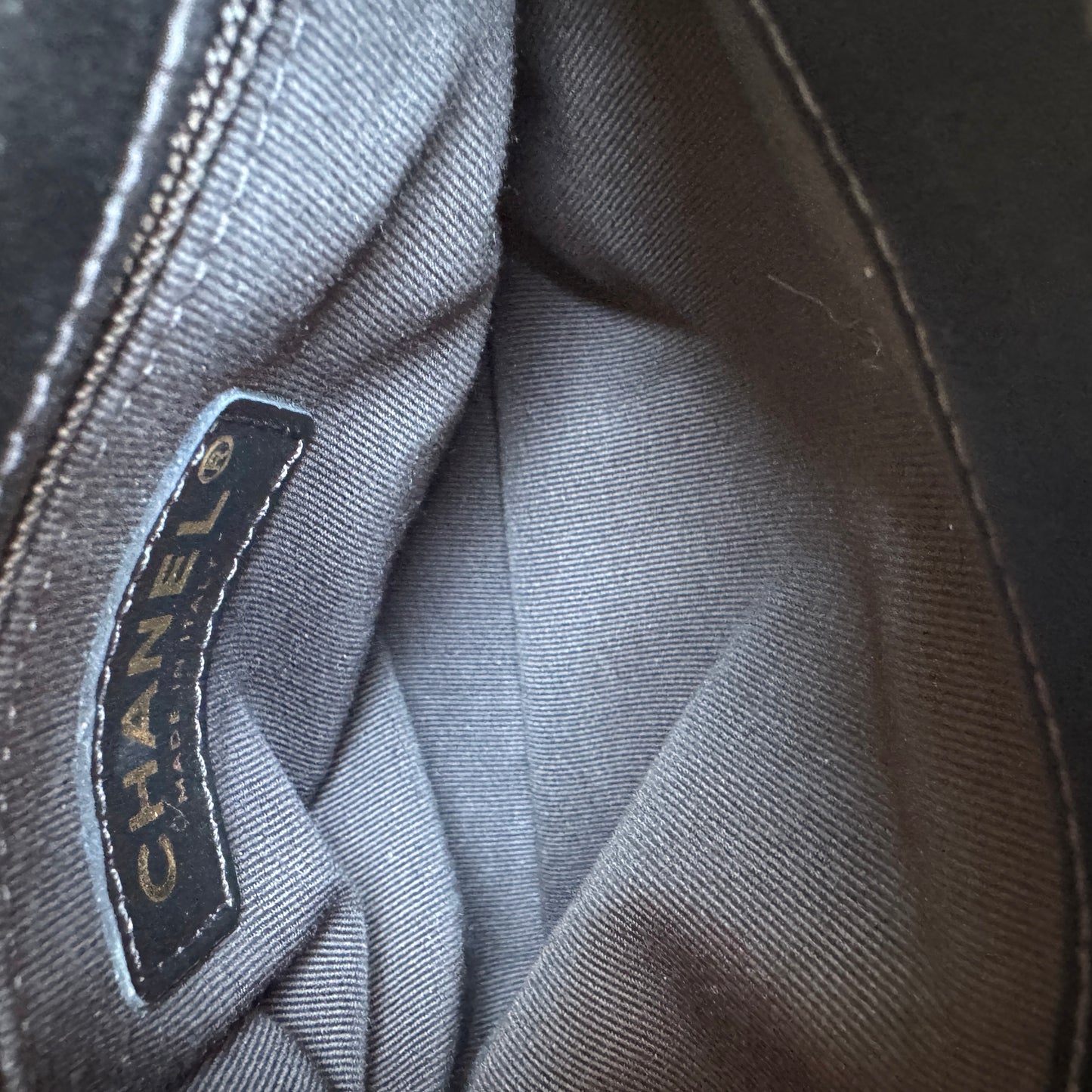 Chanel CC Bar Chain Handle Single Flap Quilted Lambskin Crossbody