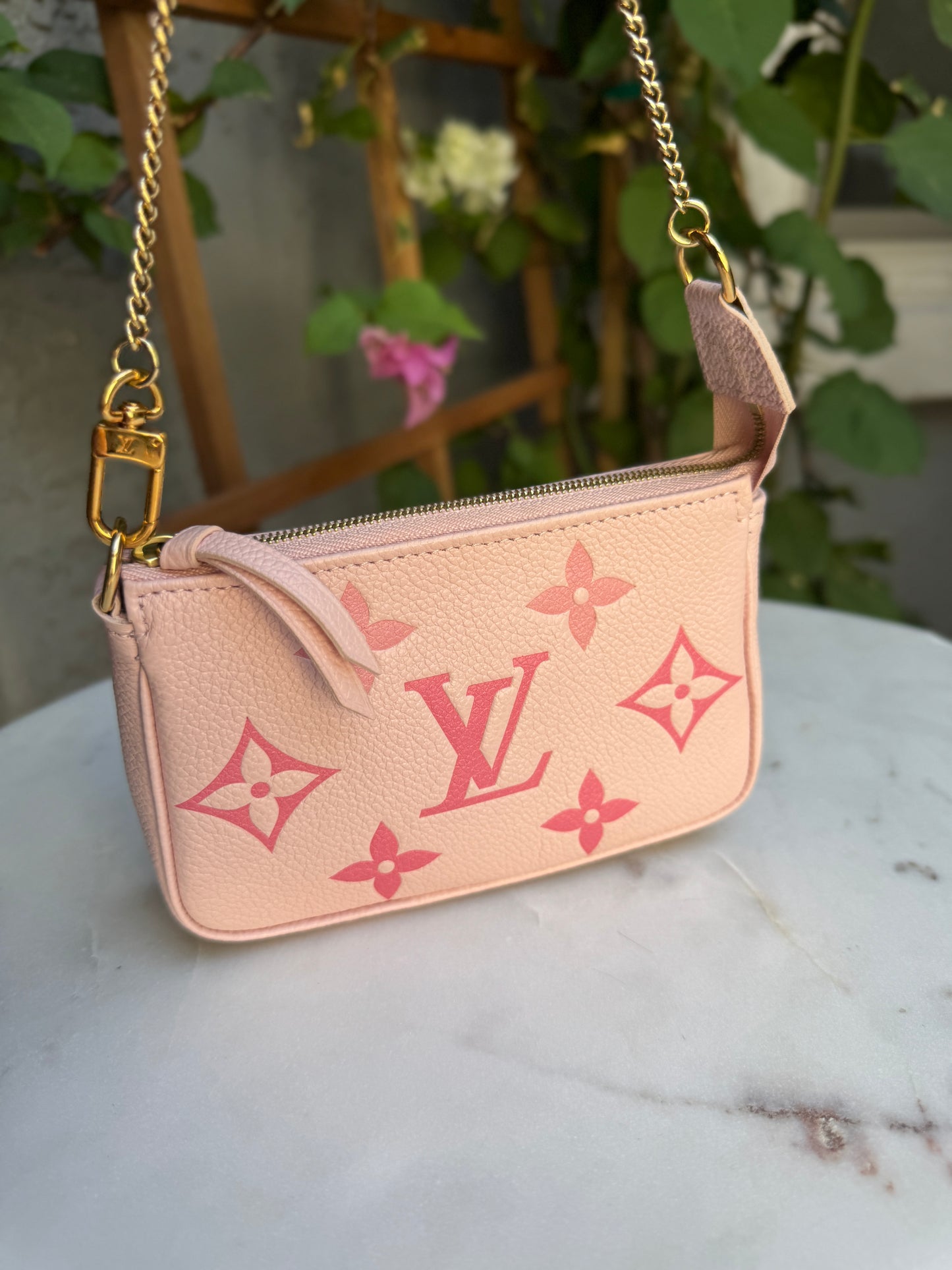 Louis Vuitton By The Pool Monogram Empreinte Giant Mini Pochette Accessoires