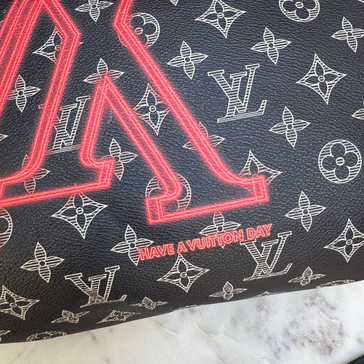 Louis Vuitton Monogram Ink Upside Down Speedy Bandouliere 40