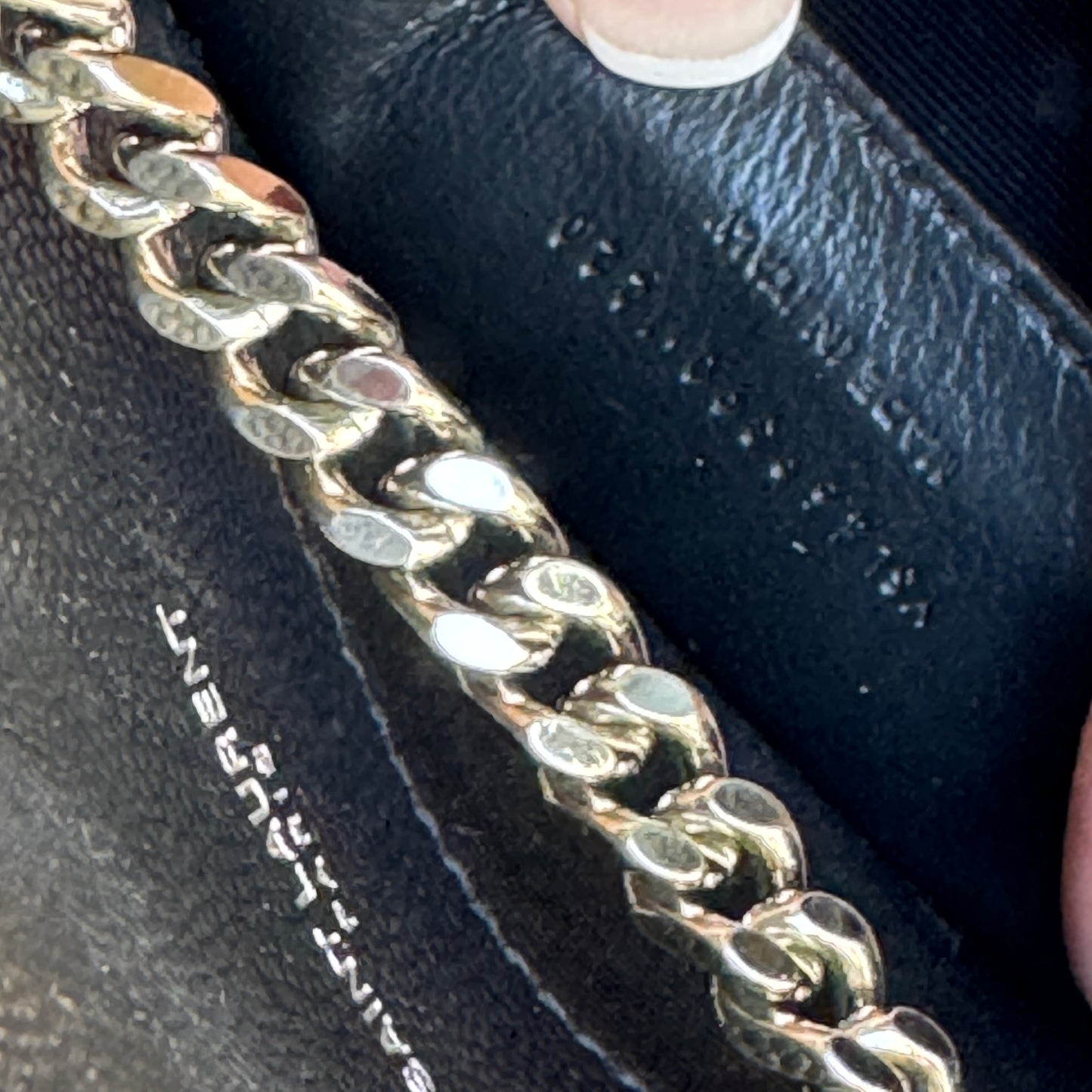 Saint Laurent Kate Grain De Poudre Crossbody
