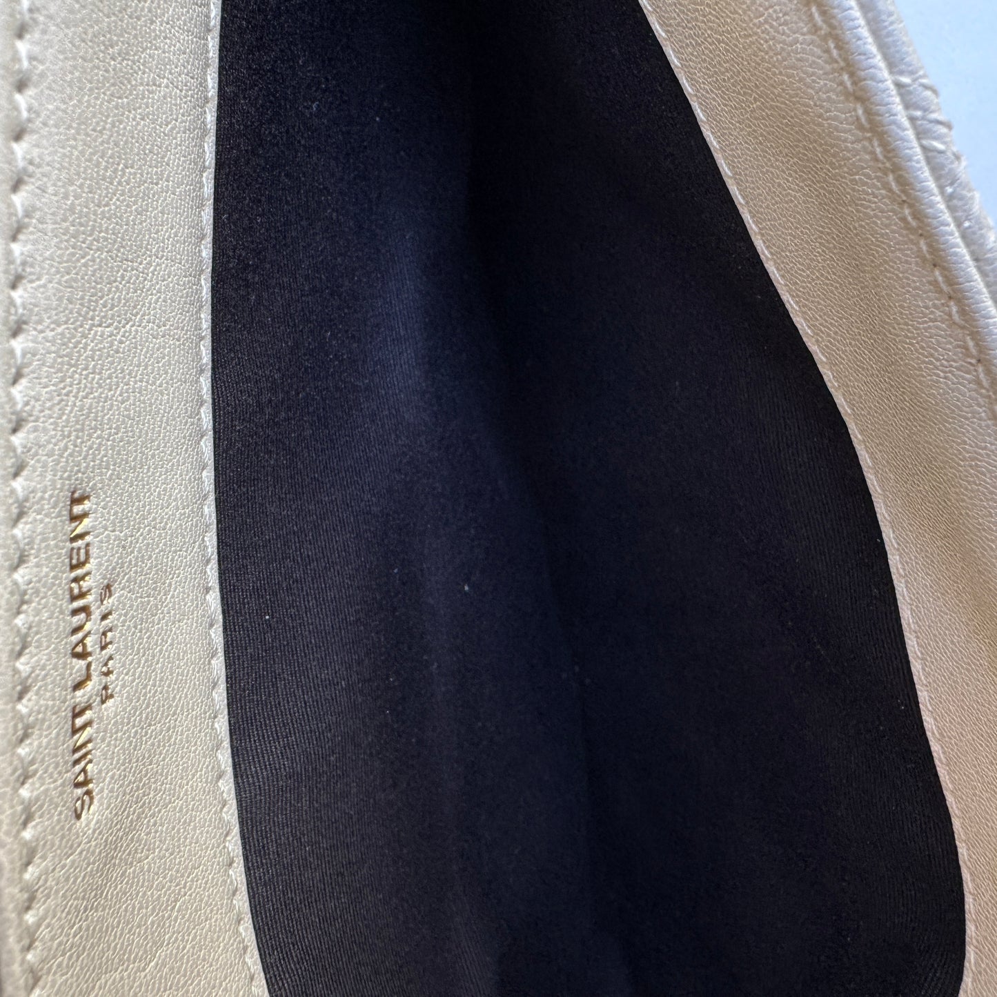 Saint Laurent Quilted Small Becky Shoulder Bag