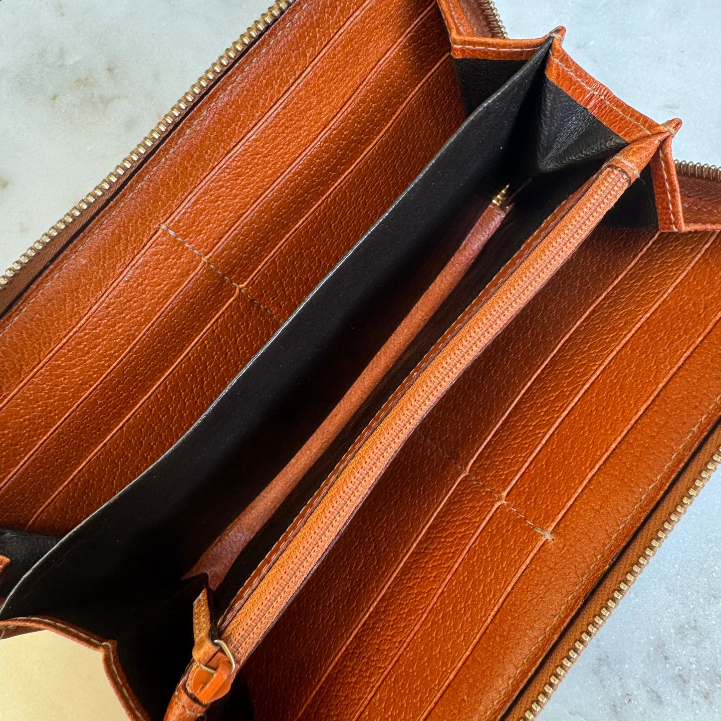 Gucci GG Canvas Long Zippy Wallet