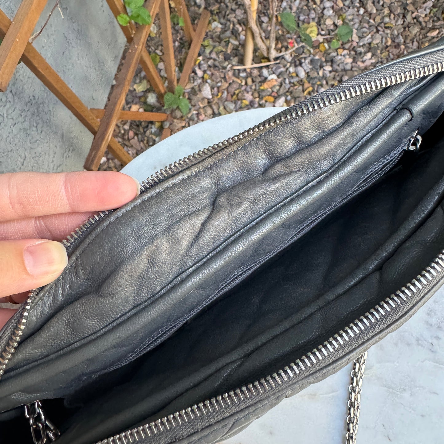 Chanel Quilted Aged Calfskin Large Reissue Camera Bag